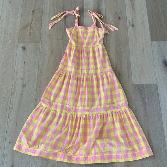 Aura Gingham Maxi Dress - Picture 3 of 7